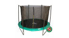 Батут DFC JUMP 12ft складной, c сеткой, цвет green
