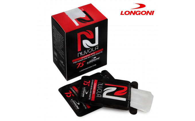 Салфетки для чистки кия и рук Longoni Nuvola Cleaning Wipes 10шт Салфетки для чистки кия и рук Longoni Nuvola Cleaning Wipes 10шт